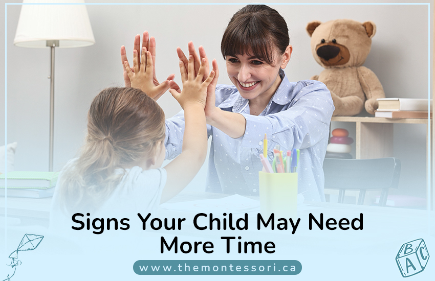 Signs Your Child May Need More Time
