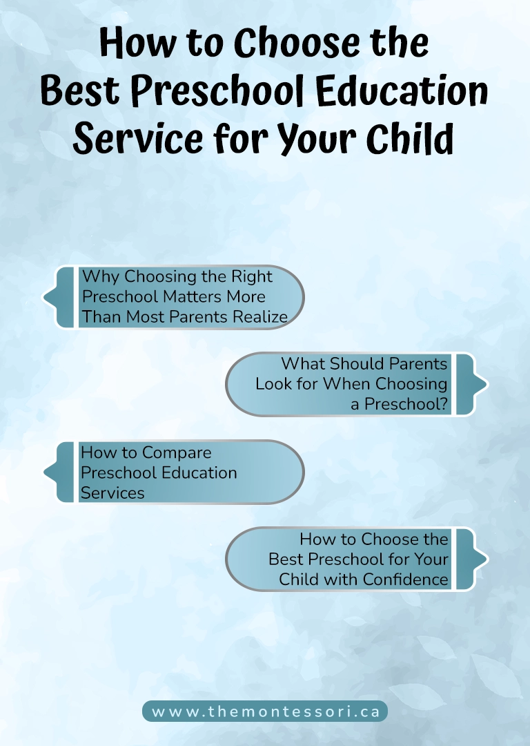 All About How to Choose the Best Preschool Education Service for Your Child